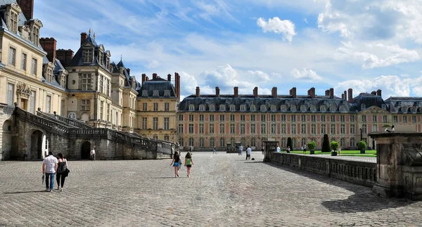 Palast von Fontainebleau. Stockbild