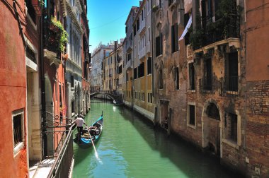 Classic view of Venice clipart