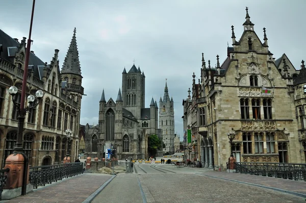 Historic houses in Ghent Stock Photo