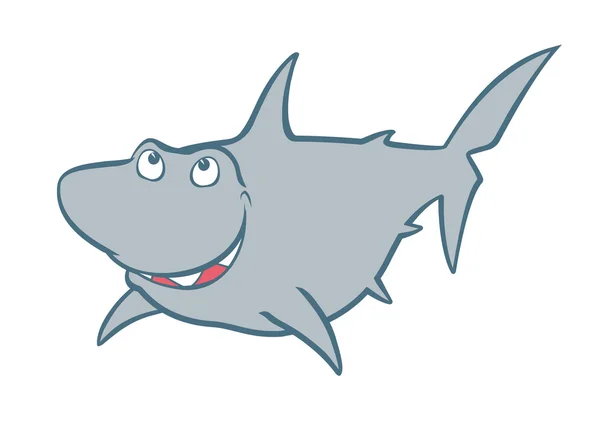 Shark cartoon — Stock Vector © colorcat #4300041