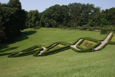 Parter amphitheatre in Sofiyivsky Park, Uman, Ukraine clipart