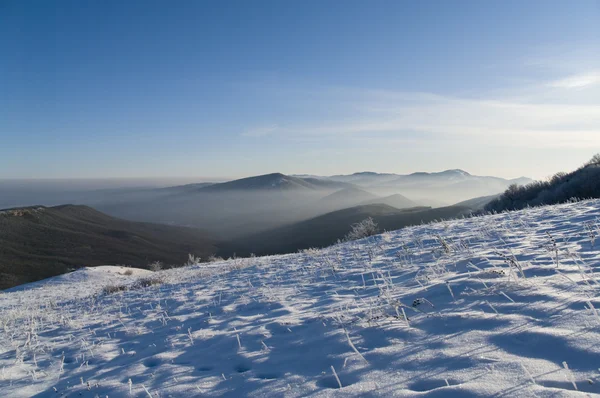 Kış dağlarda — Stok fotoğraf