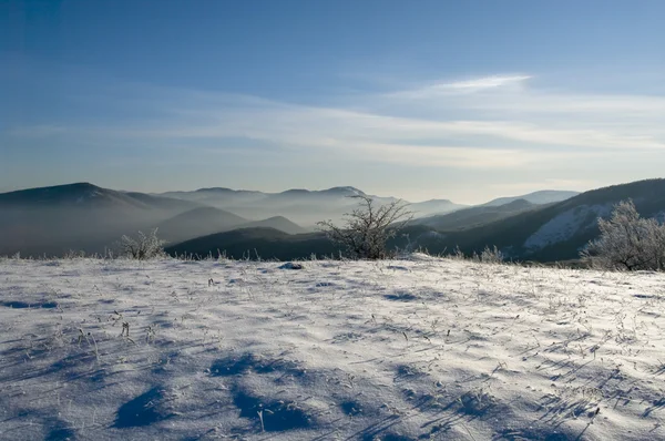 山里的冬天 — 图库照片