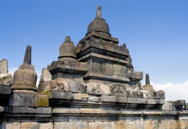 Buddhist temple Borobudur. Yogyakarta. Indonesia clipart