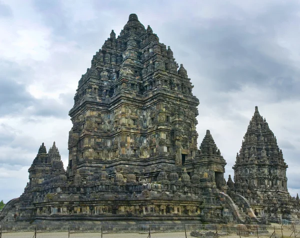 Templo Prambanan. Yogyakarta. — Fotografia de Stock