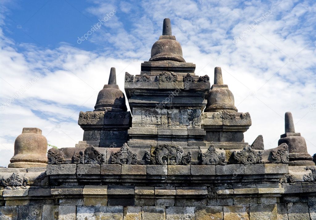 Buddhist temple Borobudur. Yogyakarta. Java