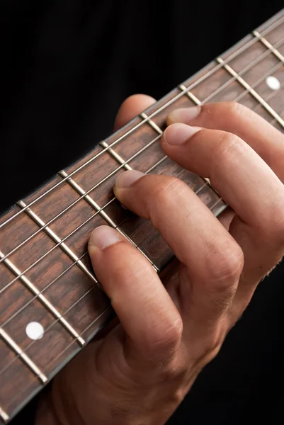 Gitara i strony — Zdjęcie stockowe