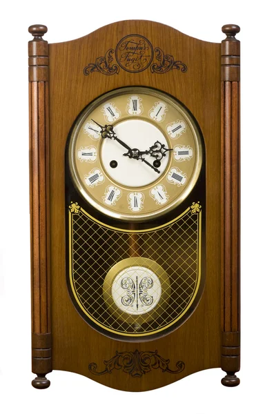Wall wooden clock — Stock Photo, Image
