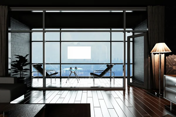 Interior living-room — Stock Photo, Image