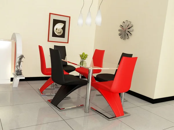 İç dekoratif oturma odası hazırlama — Stok fotoğraf