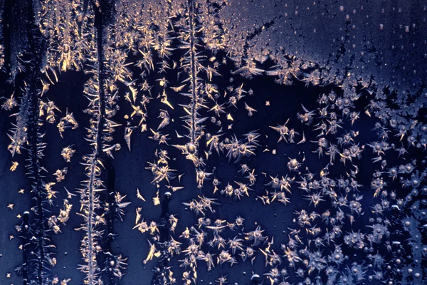 stock image SNOWFLAKES ON THE WINDOW