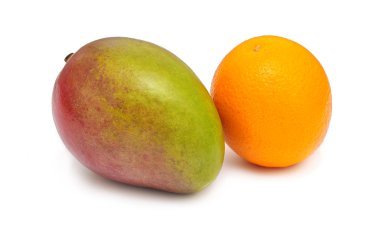 Mango and orange clipart
