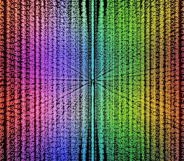Color matrix bakgrund datorgenererade Stockbild