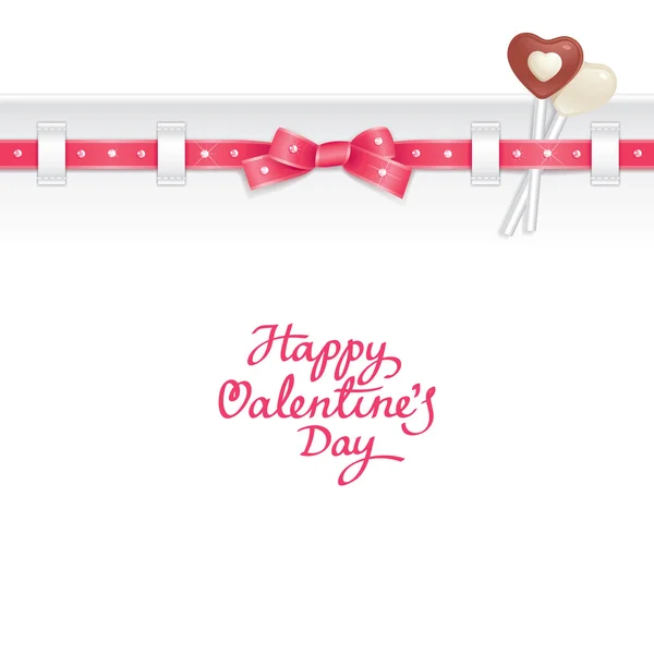 Valentine fond de bonbons — Image vectorielle