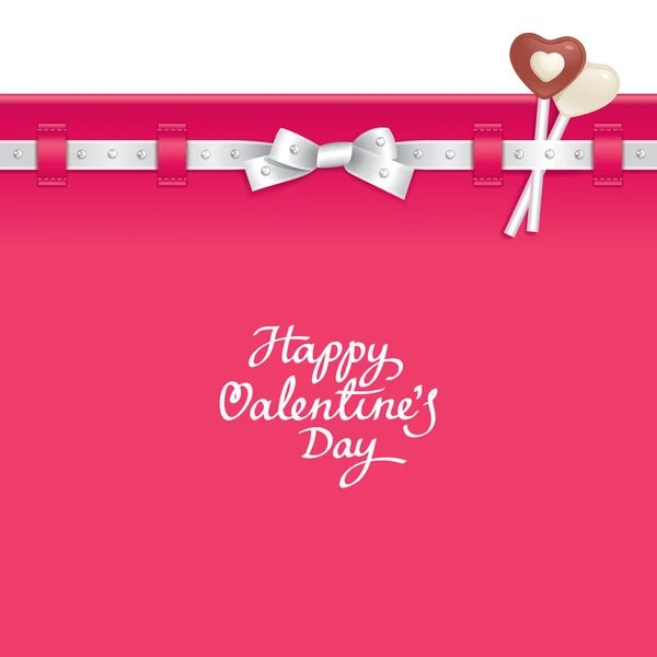 Valentine candy background — Stock Vector