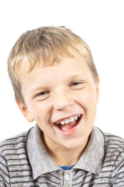 Laughing boy clipart