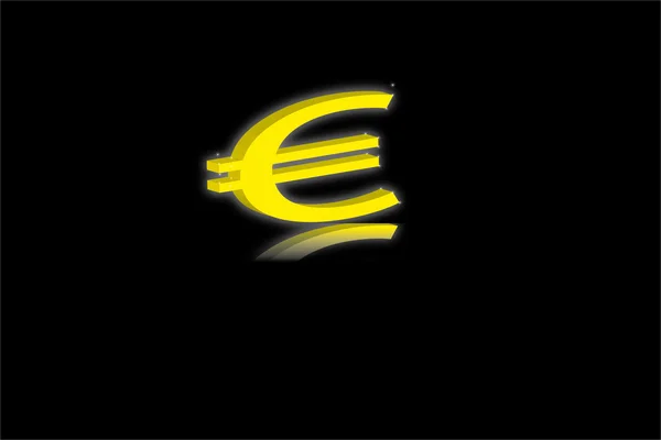 Golden Euro — Stock Vector