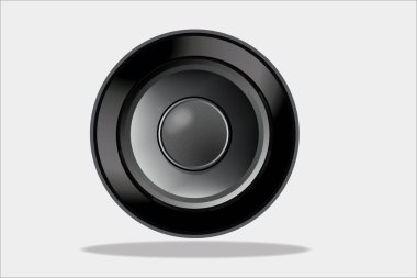 Audio speaker icon, vector clipart