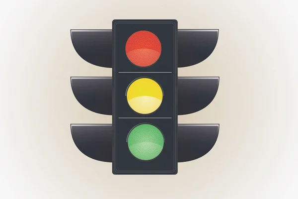 Stock vector Traffic lights vector