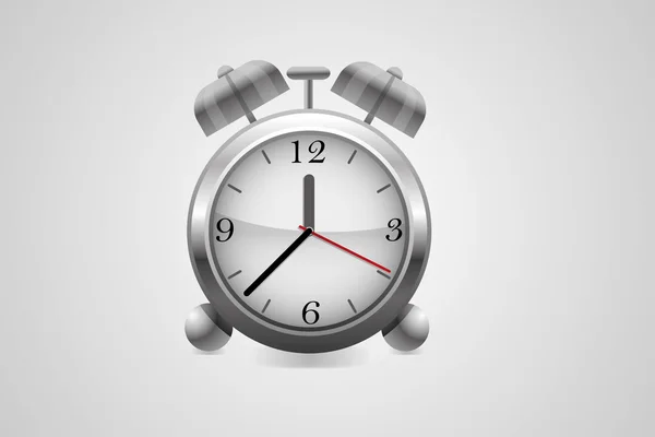 Metalen Alarm Clock Vector — Stockvector