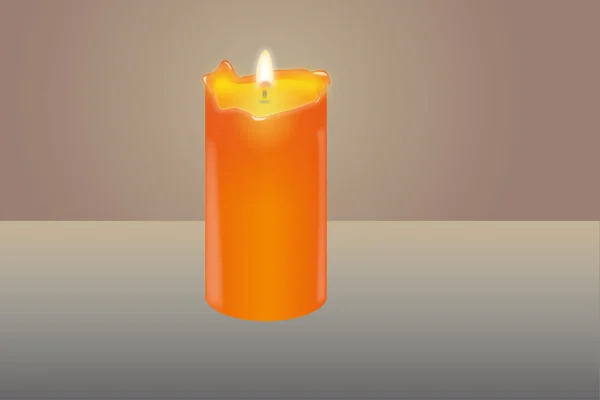 Stock vector Realistic Candle vector