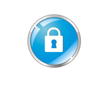 Vector lock icon clipart