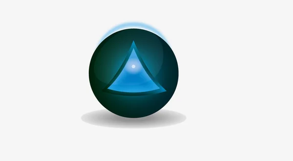 Sphere 3d design — Stock Vector