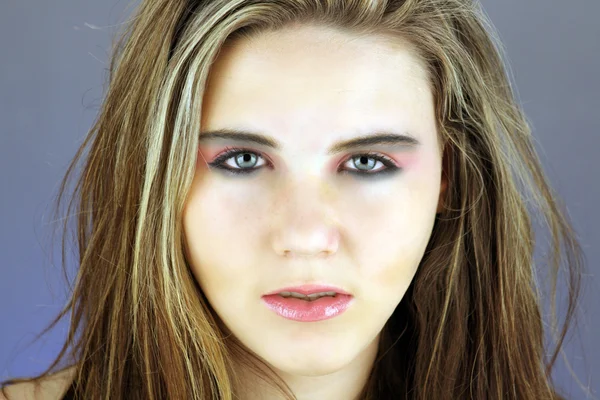 Menina adolescente bonita Headshot (5 ) — Fotografia de Stock