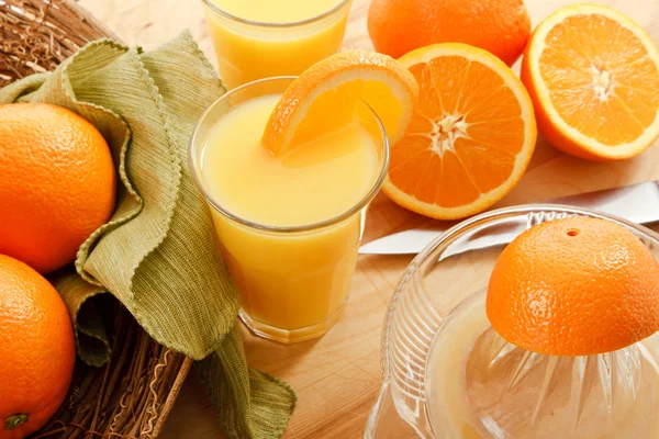 Φρέσκο χυμό πορτοκάλι Εικόνα Αρχείου