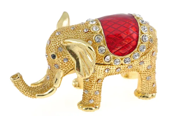 Caixa de jóias de elefante — Fotografia de Stock