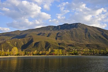 Lake Treska near Skopje clipart