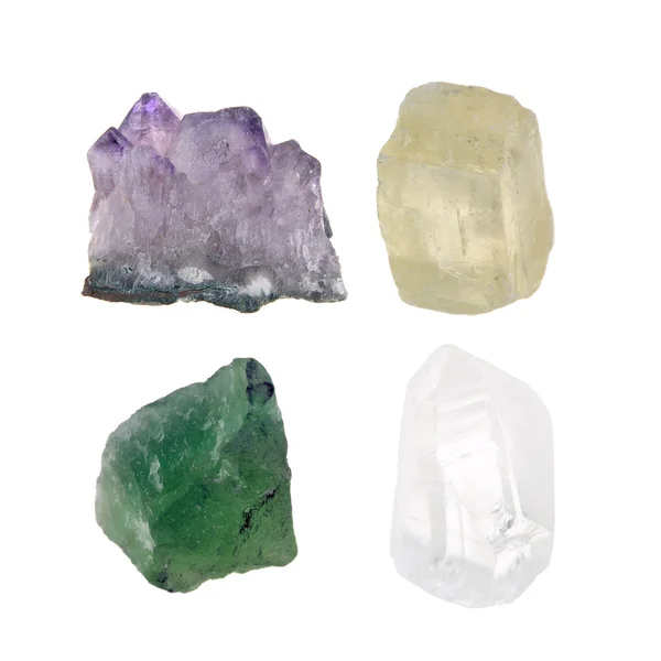 Quarzkristallvarianten — Stockfoto