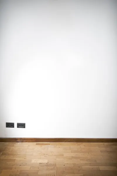 stock image Empty room with wooden parquet