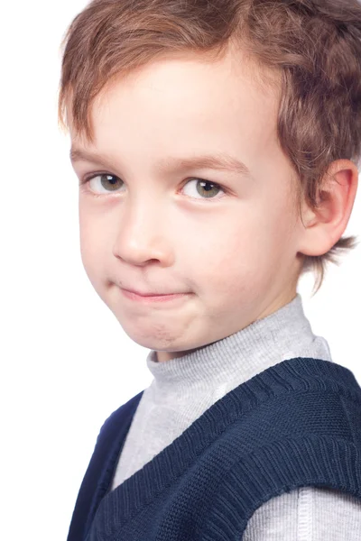 Portrait of sad preschooler — Stock Photo, Image