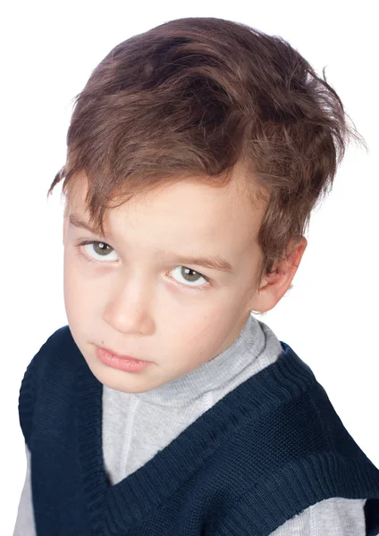 Portrét smutné preschooler — Stock fotografie