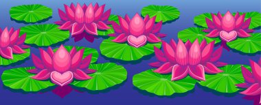 Lotuses clipart