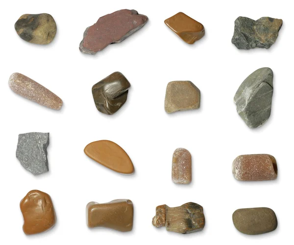 Conjunto de piedras aisladas —  Fotos de Stock