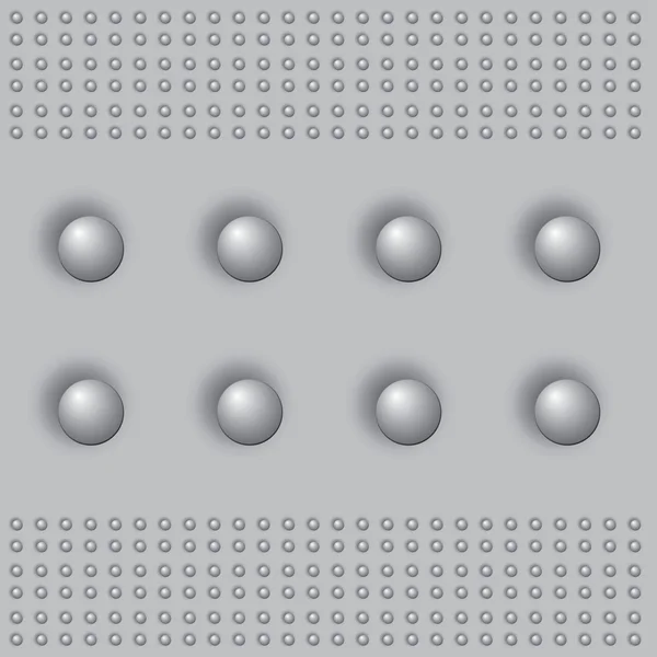 Modèle Vectoriel Acier Avec Boulons Grands Petits — Image vectorielle