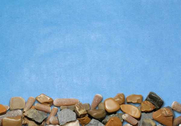 Background with stones and old paper 01 — 图库照片