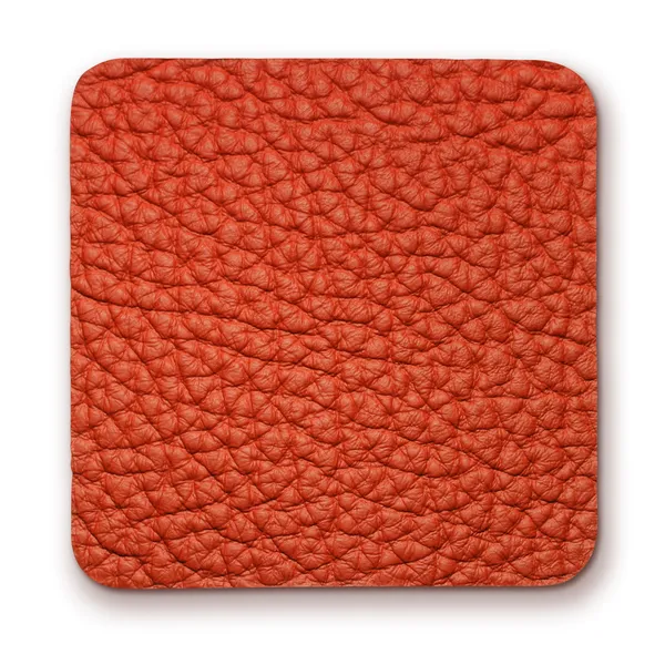 Piece of red leather — Stock Photo, Image