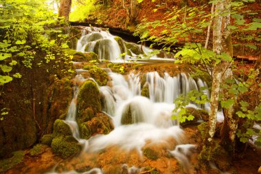 Waterfall, Plitvice Lakes, Croatia clipart