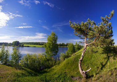 Lake And Cloudy Sky clipart