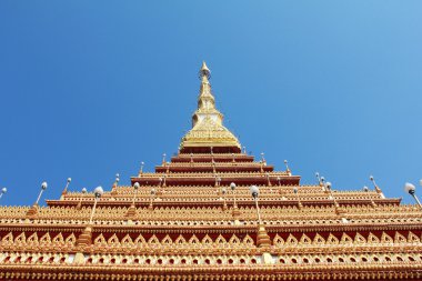 bir tapınakta khon kaen, thailand