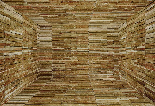 Mramorový interiér s pevnou stěnou — Stock fotografie