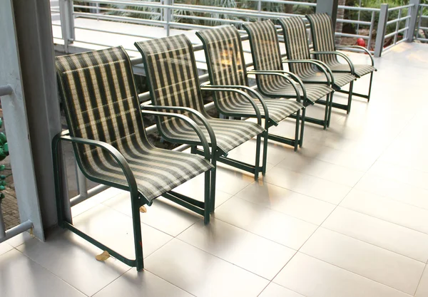 Un montón de sillas de tela — Foto de Stock
