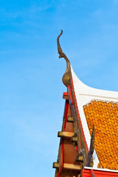 Pintura almejada telhado superior — Fotografia de Stock