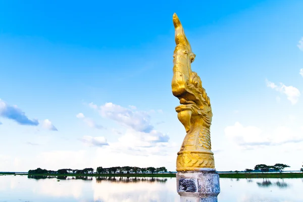 stock image Naga head statue