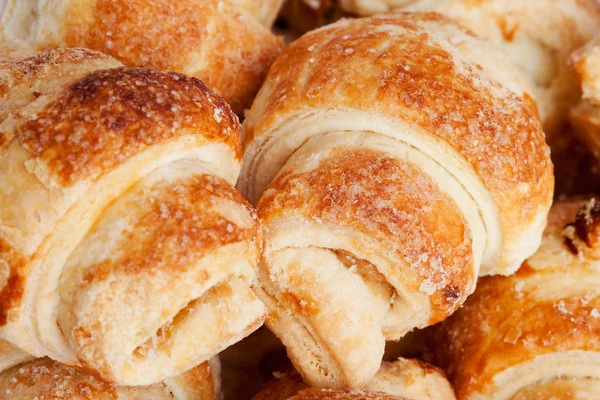 Kekse in Form von kleinen Croissants — Stockfoto