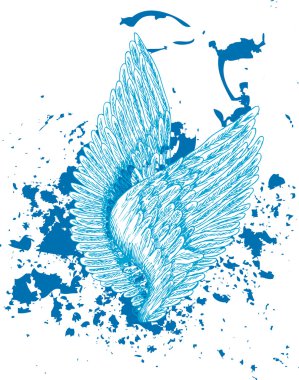 Abstract Wings clipart