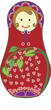 Matryoshkas clipart